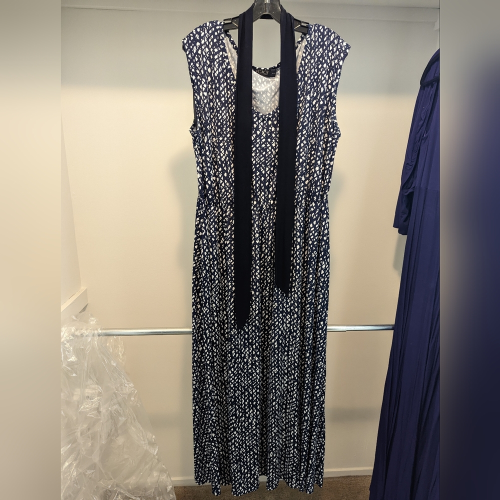 Igigi Tiana maxi dress size 18/20 Hampton blue